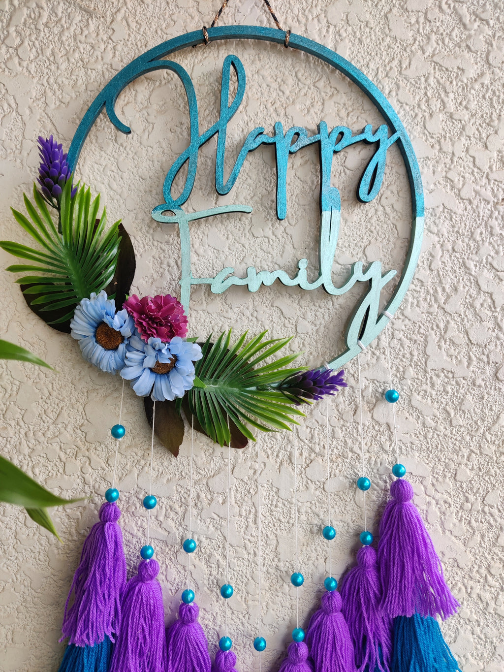 'Happy Family' Hanging Dreamcatcher