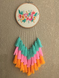 Love Hand Embroidered Dreamcatcher