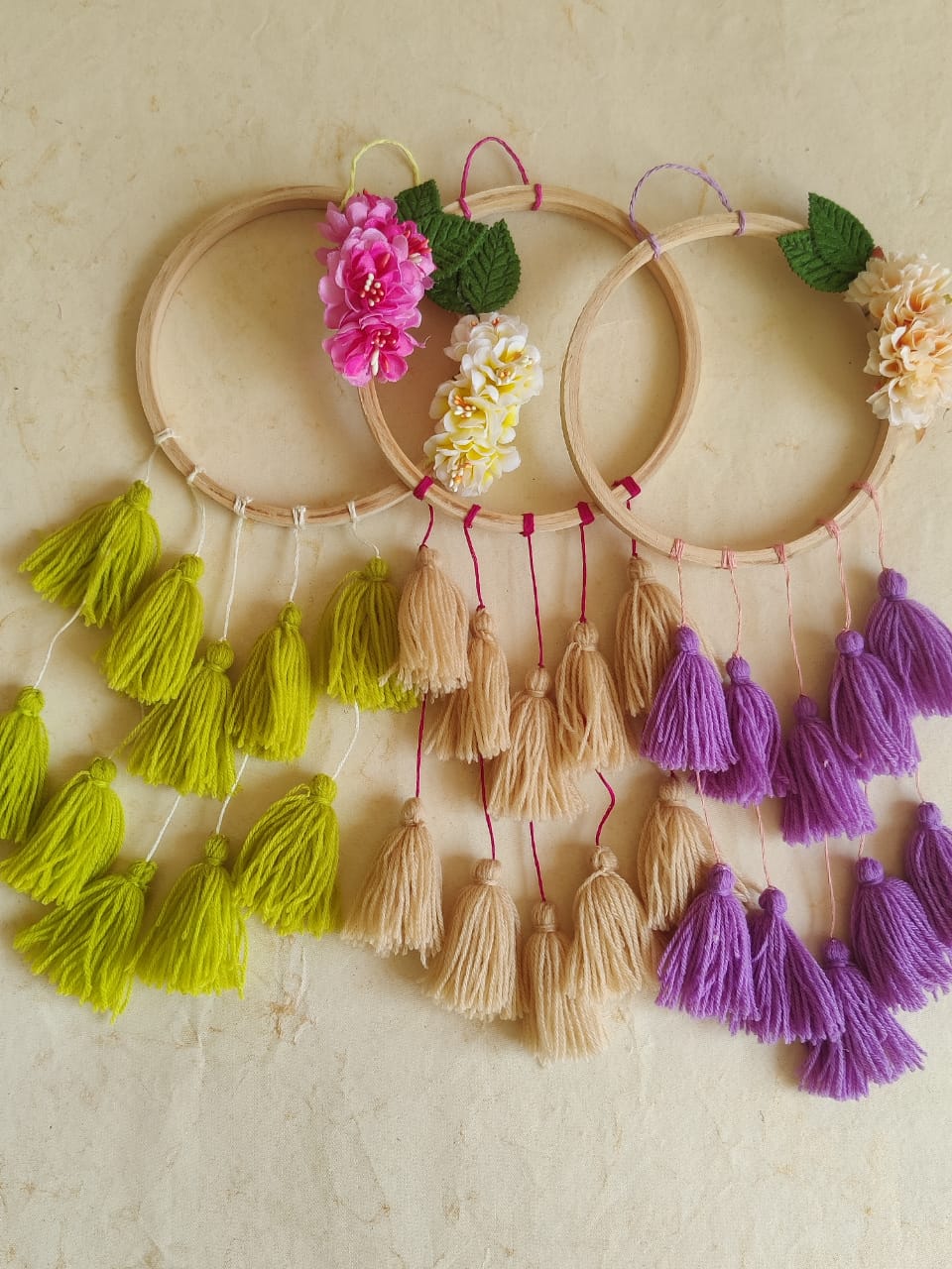 Floral Dreamcatcher (Set of 3)