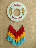 Customizable Embroidered Double Hoop