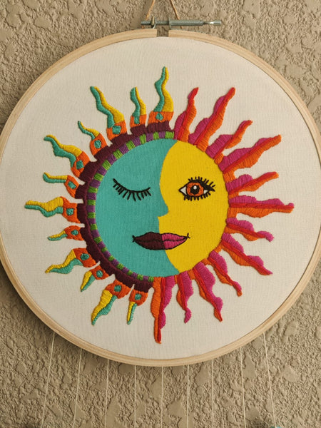 'Sun & Moon' (Hatha) Dreamcatcher