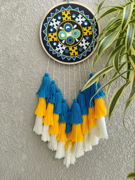 Kutch Embroidered Round Dreamcatcher
