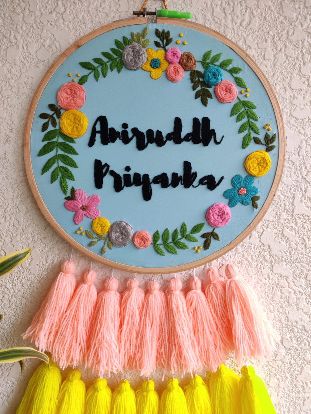 Customizable Name Embroidered Dreamcatcher