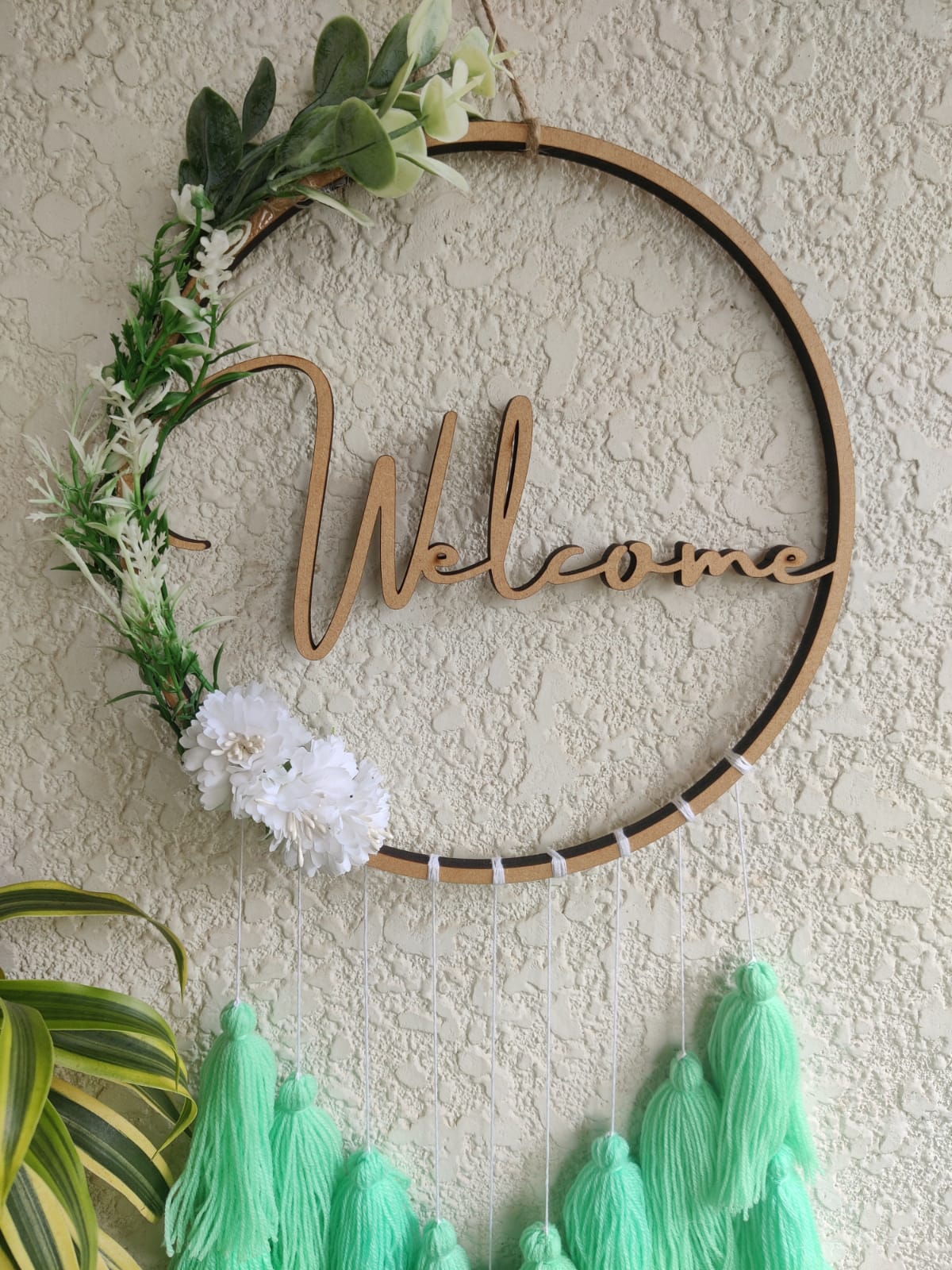 'Welcome' Hanging Dreamcatcher