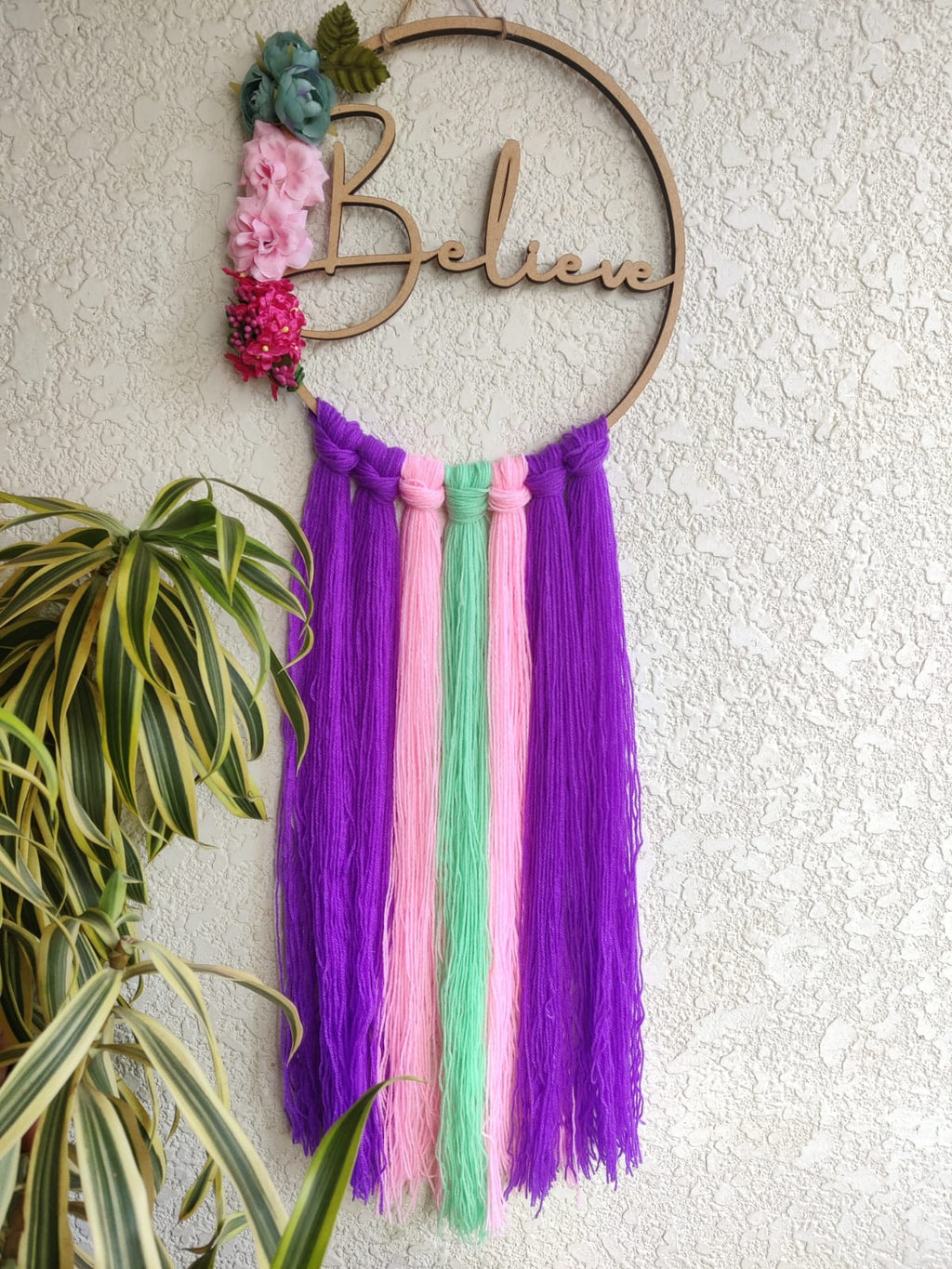 'Believe' Hanging Dreamcatcher