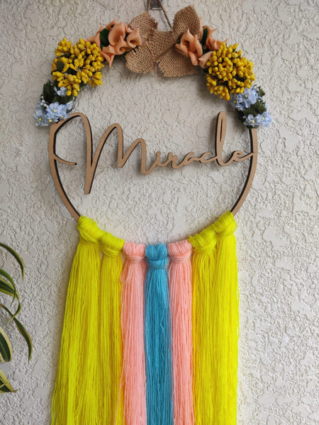 'Miracle' Hanging Dreamcatcher