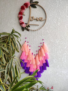'Love' Hanging Dreamcatcher