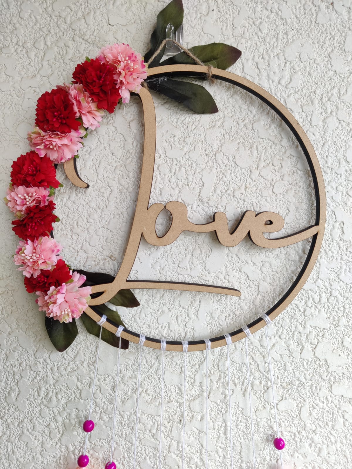 'Love' Hanging Dreamcatcher