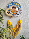 Customizable Felt Double Photo Hoop with Tassles