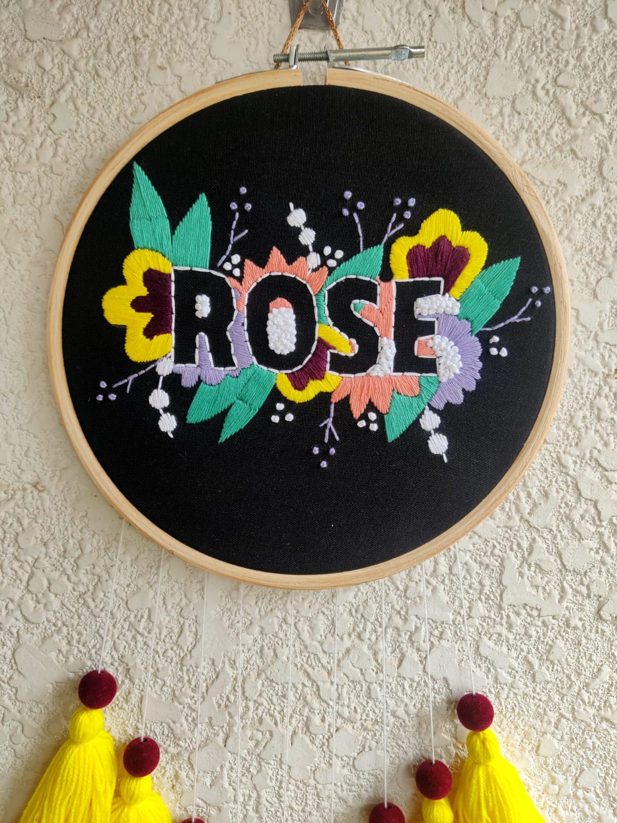 Customizable Name Embroidered Dreamcatcher