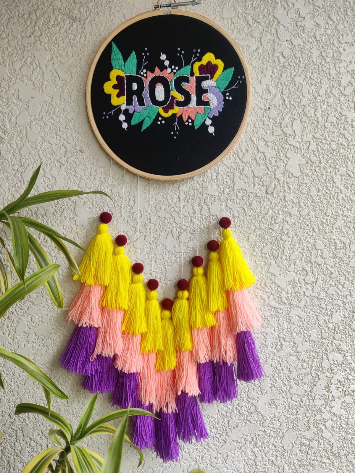 Customizable Name Embroidered Dreamcatcher