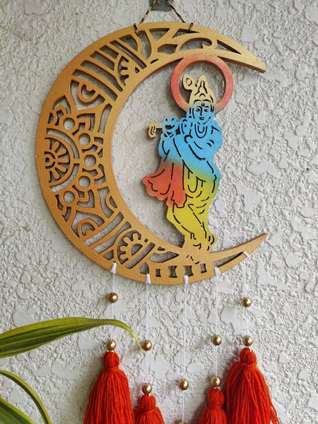 'God Krishna' Hanging Dreamcatcher