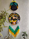 Customizable Felt Double Calender & Photo Hoop with Tassles
