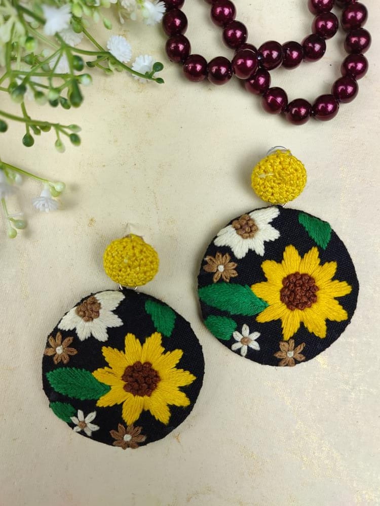 Sunflower Earrings