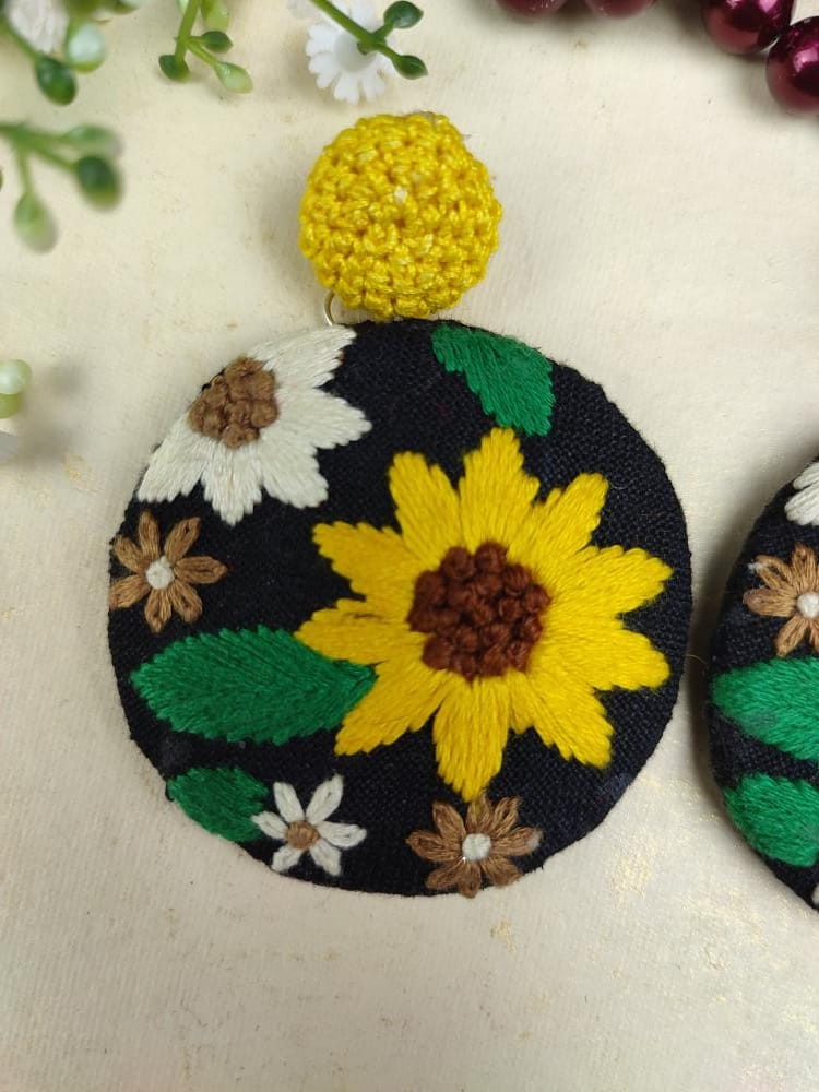 Sunflower Earrings