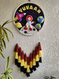 Customizable Name Felt Wall Hanging with Tassles