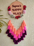 Customizable Name Embroidered Dreamcatcher