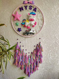 Customizable Name Felt Wall Hanging with Tassles
