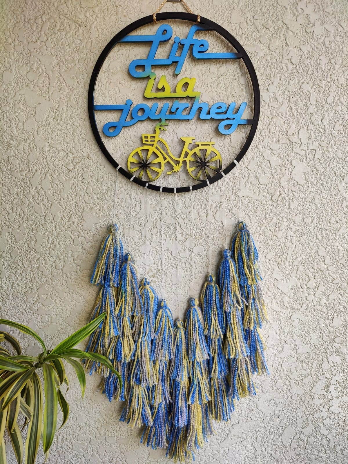 'Life is a Journey' Hanging Dreamcatcher