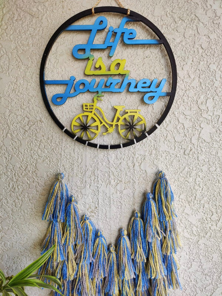 'Life is a Journey' Hanging Dreamcatcher