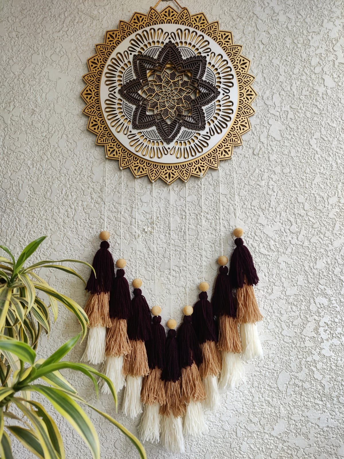 'Mandala' Design Hanging Dreamcatcher