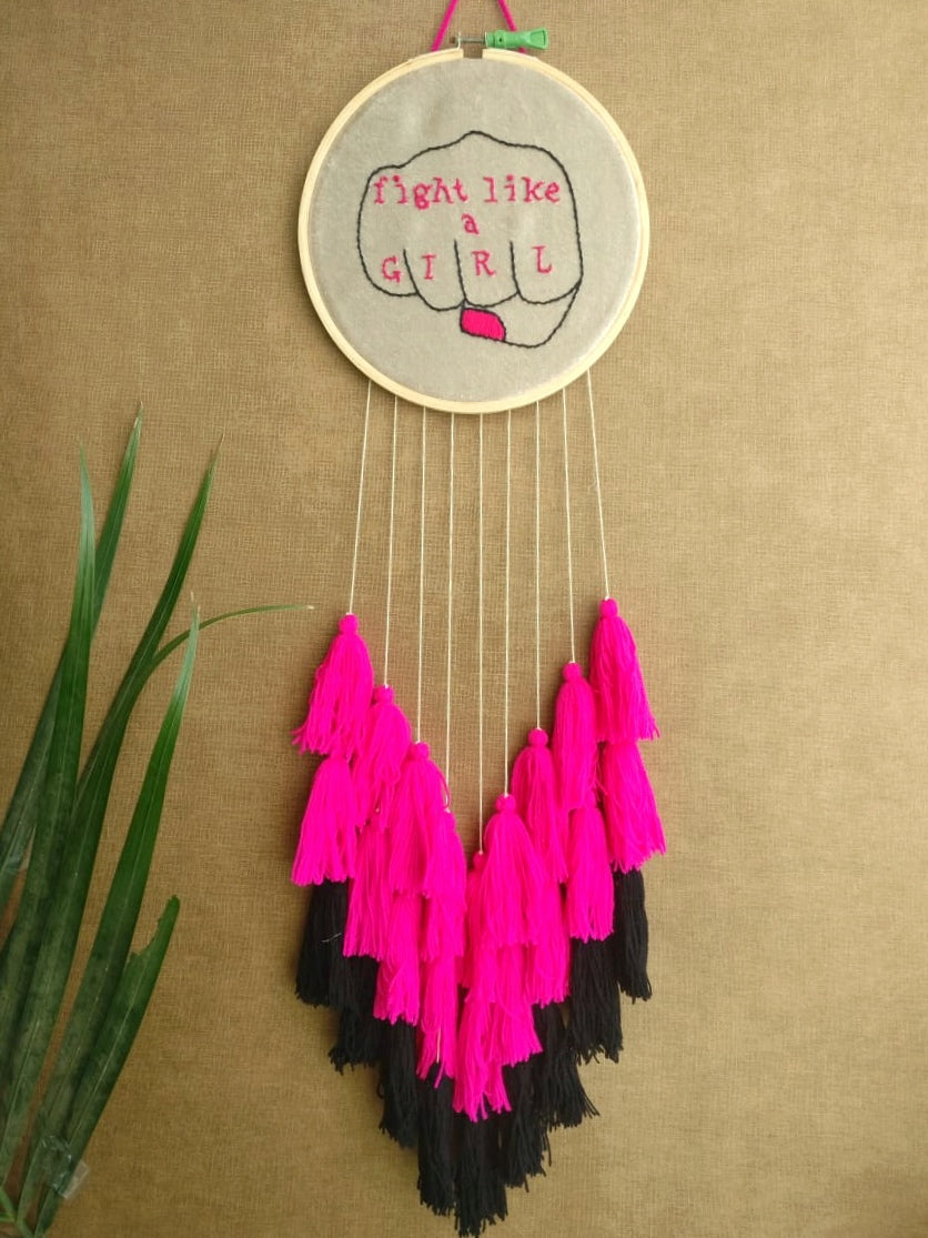 Fight Like a Girl Dreamcatcher - The Tassle Life 